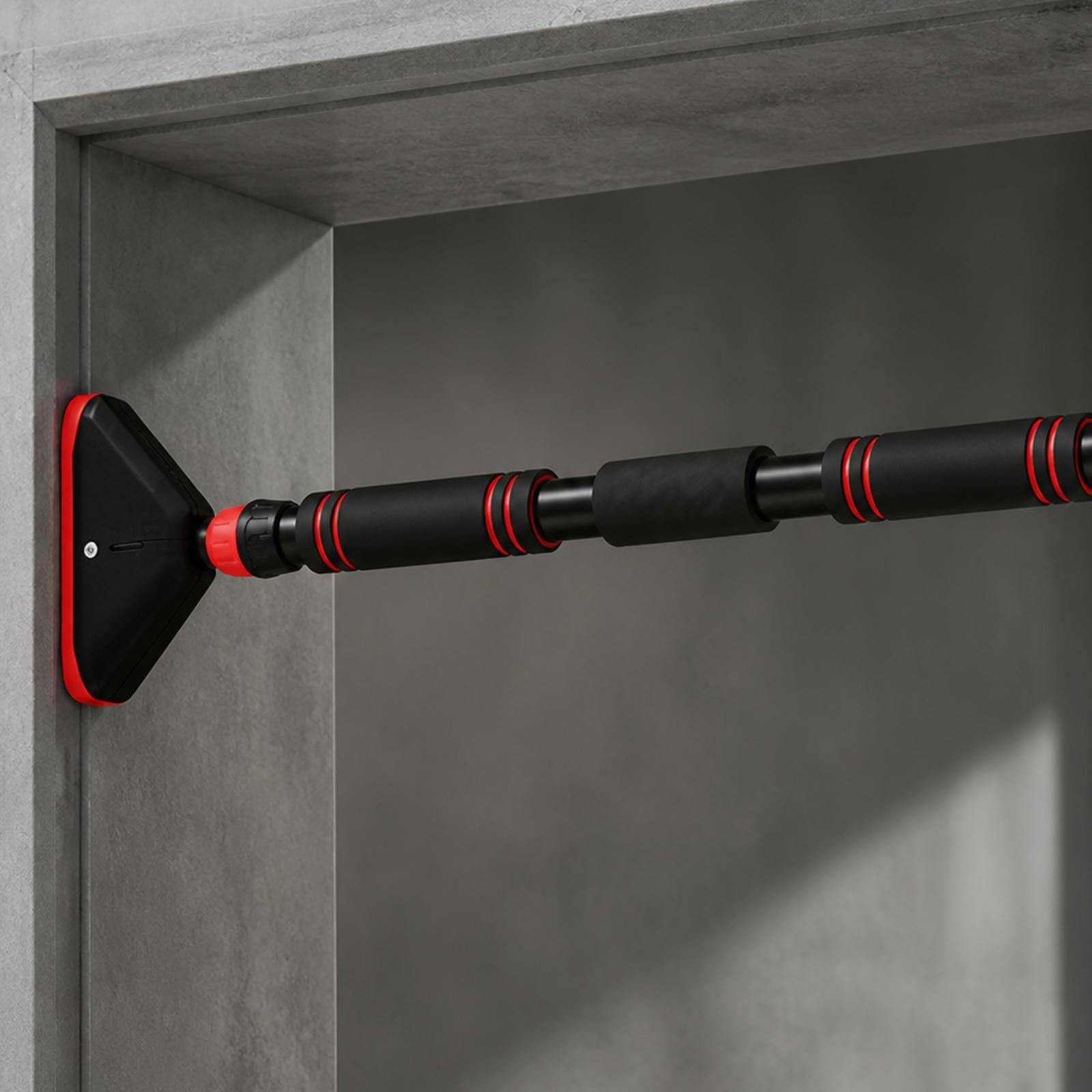 Door Pull Up Bar No Screw - Barra de tirador ajustable para puerta,