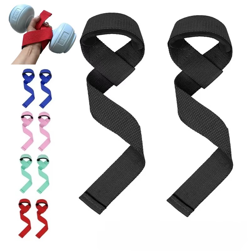 Wrist Wraps Weightlifting Support - Correas de levantamiento de pesas ajustables,