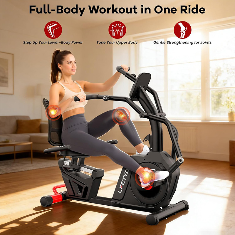 Bicicleta de ejercicio reclina - Exercise Bike Magnetic Resistance reseña y precio