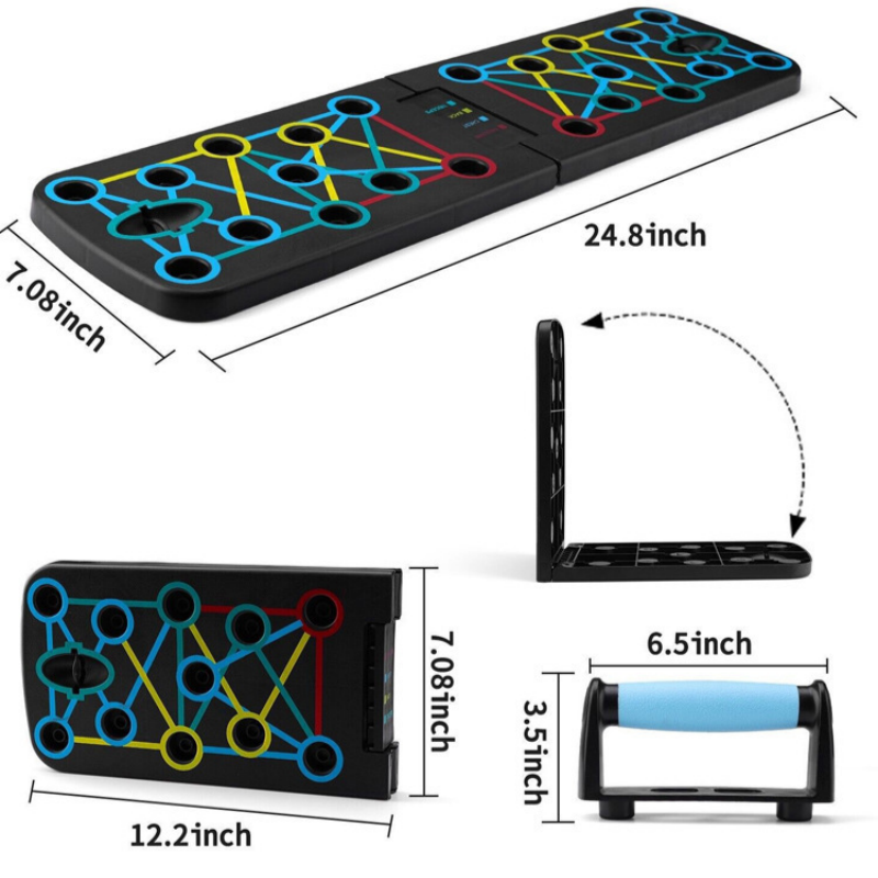 Set de tabla para ejercicios e - Push Up Board Foldable Multi Function reseña y precio