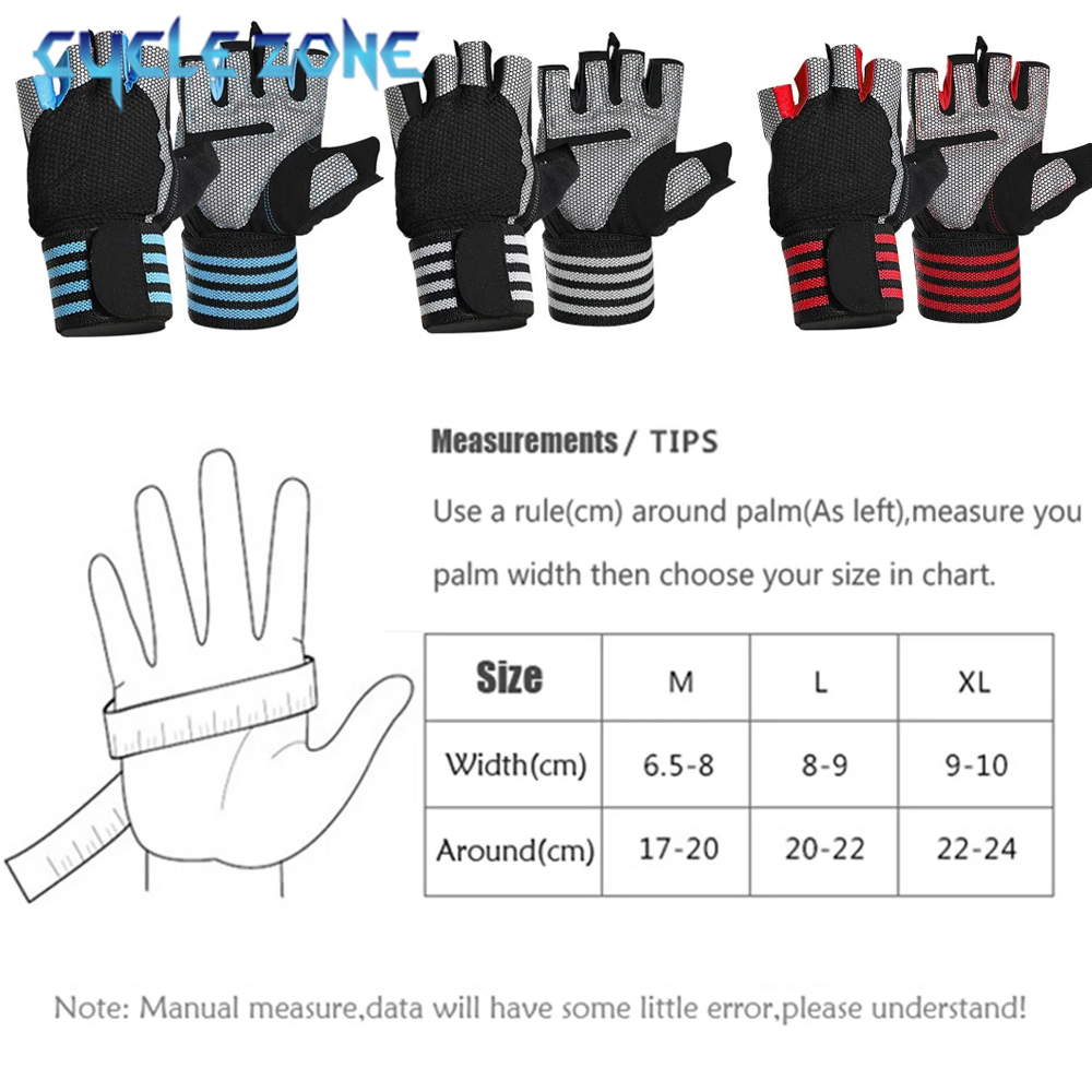 1 Par de Guantes de Gimnasio d - Wrist Wraps Weightlifting Support reseña y precio