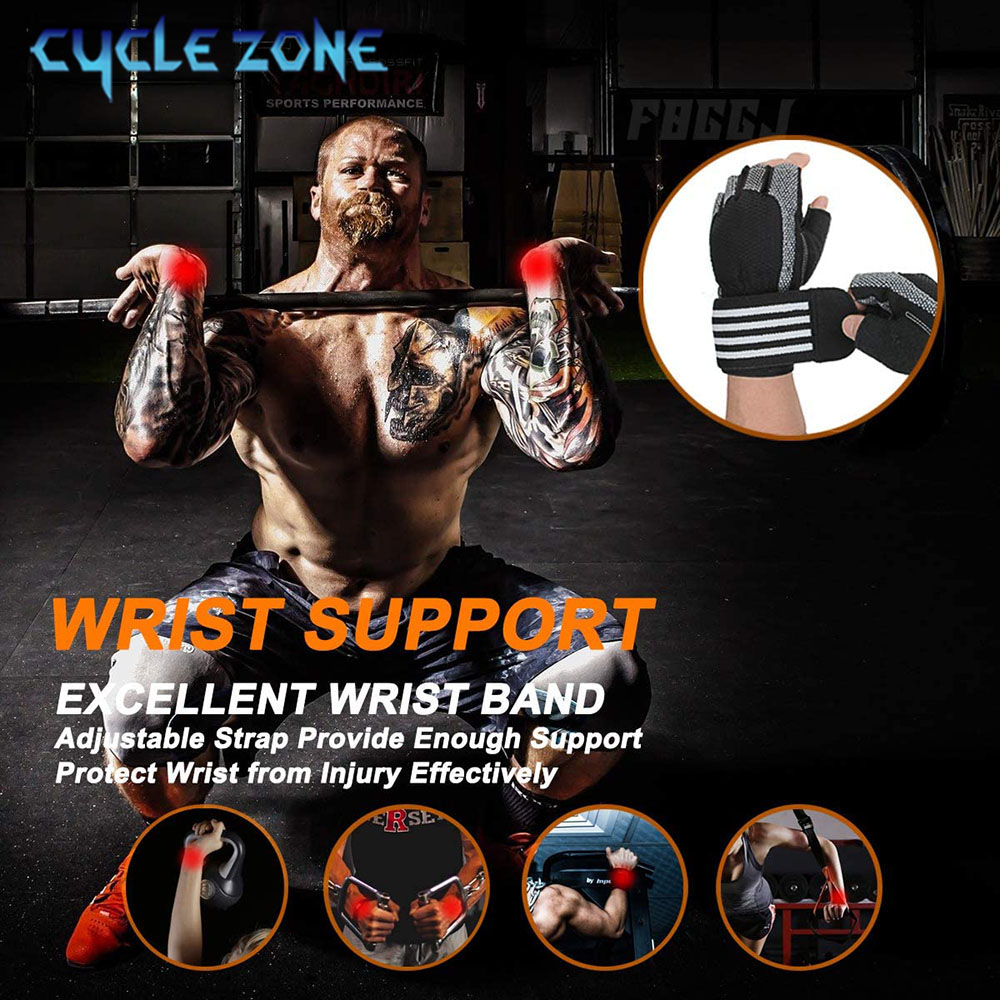 1 Par de Guantes de Gimnasio d - Wrist Wraps Weightlifting Support reseña y precio