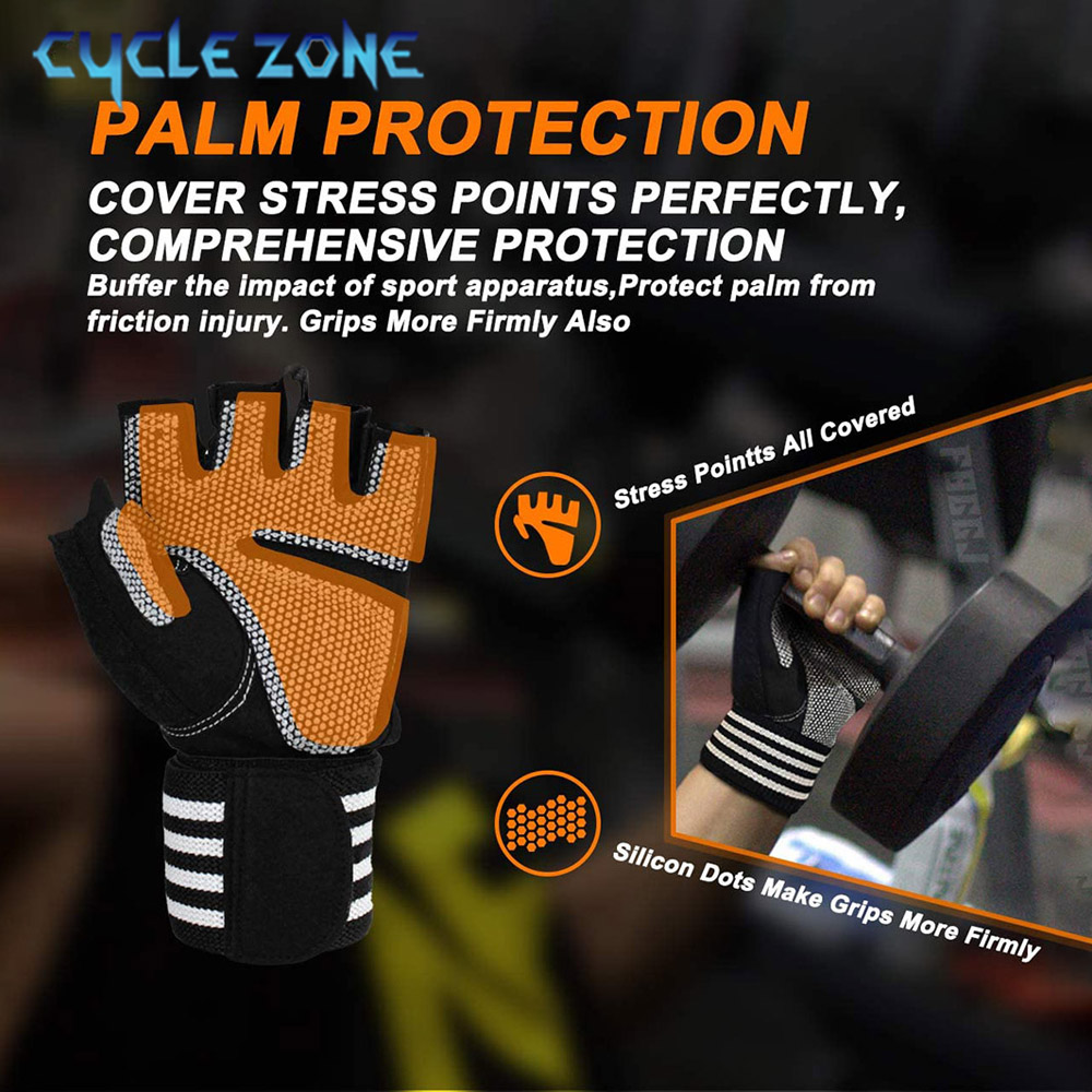 1 Par de Guantes de Gimnasio d - Wrist Wraps Weightlifting Support reseña y precio