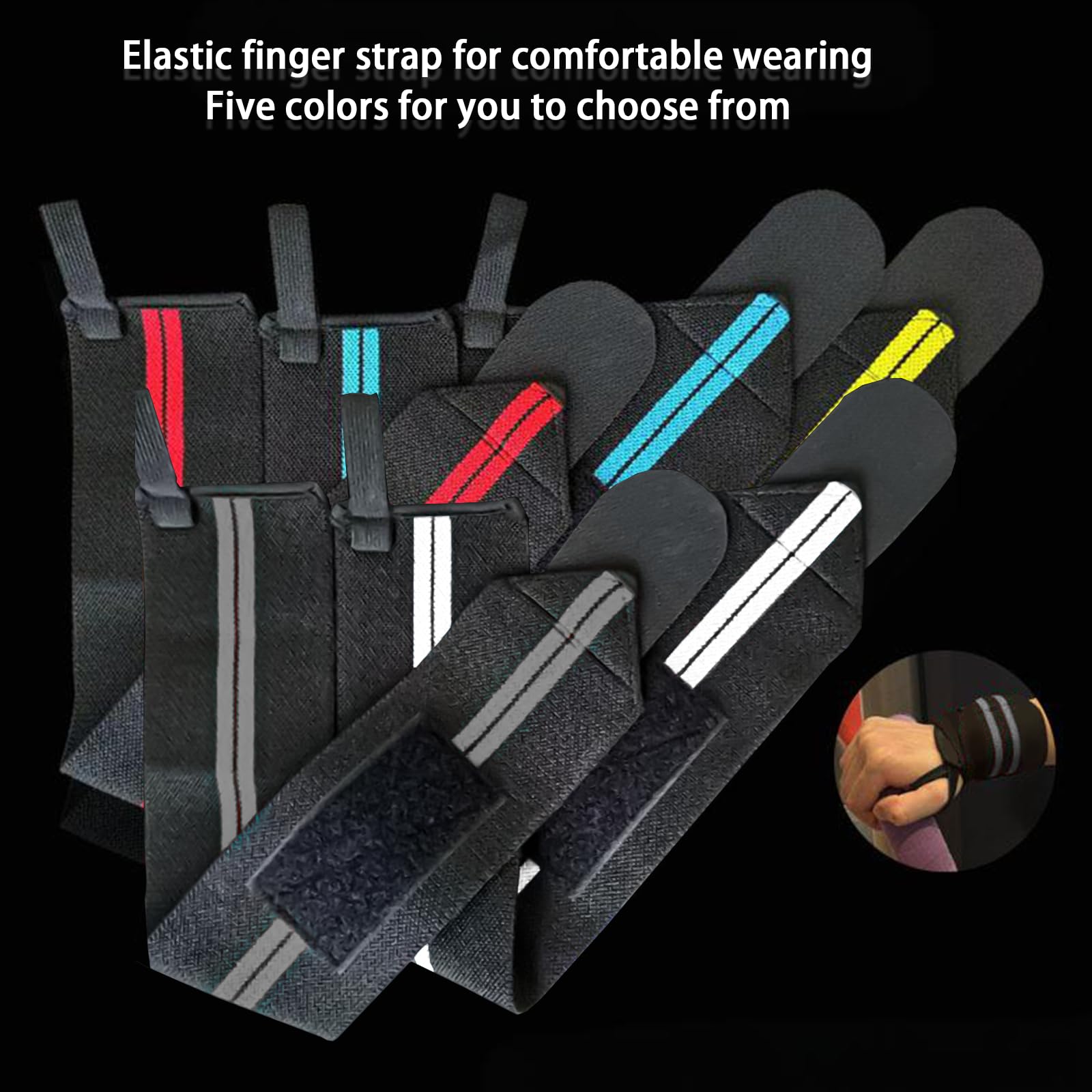 1 par de muñequeras elásticas, - Wrist Wraps Weightlifting Support reseña y precio